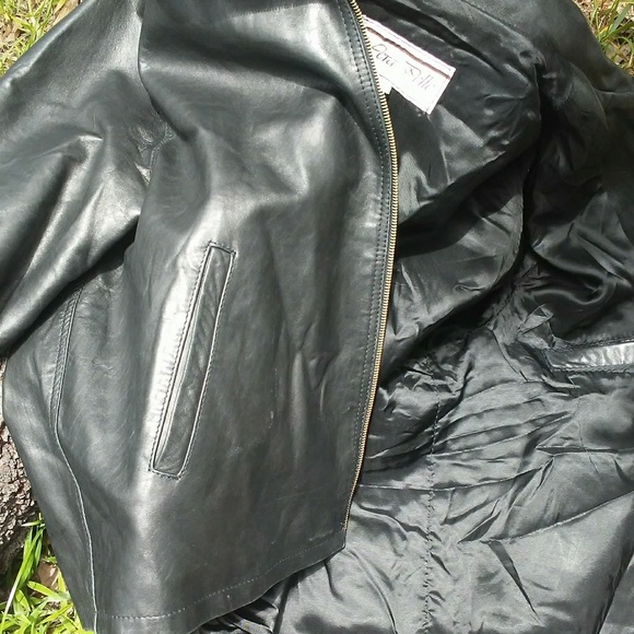 NWOT MEN'S ITALIAN LEATHER ZIP - Picture 6 of 8